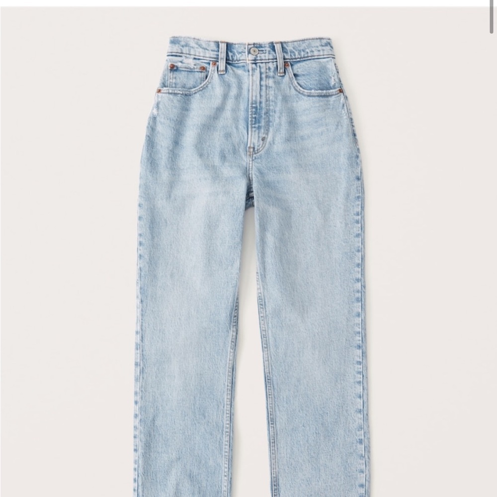 Curve Love Ultra High Rise 90s Straight Jean Abercrombie